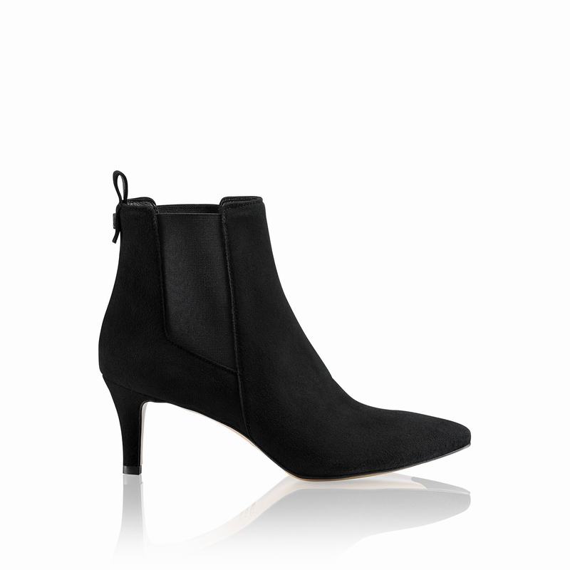 Russell & Bromley Ambition Heeled Chelsea Boots Womens Black [QDY1755VR]